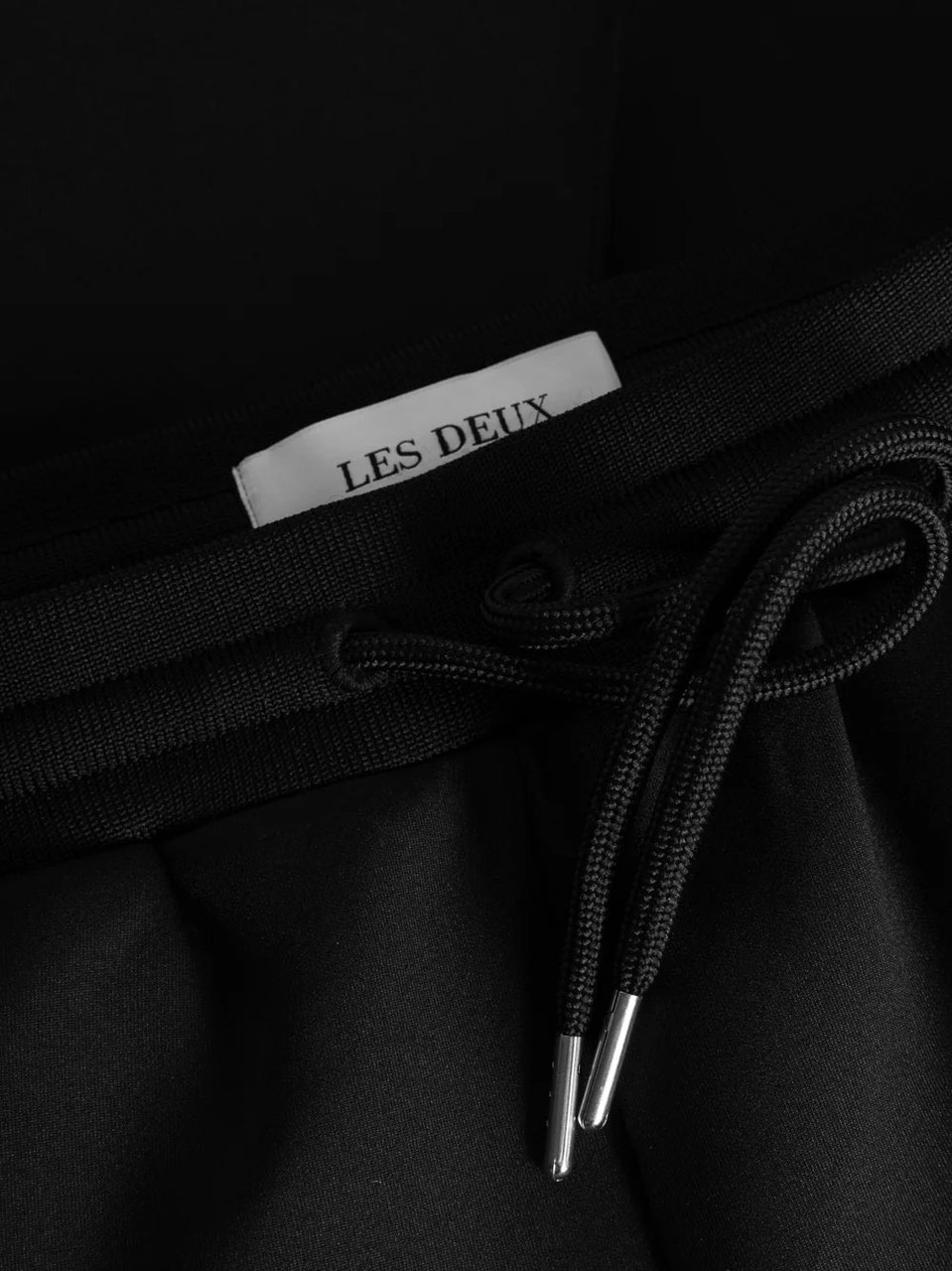 Les Deux pantalon survetement confort large coupe noir Zwart