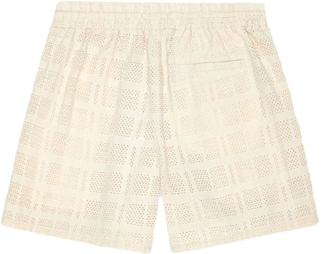 Les Deux short beige les deux marque maille crochet Beige