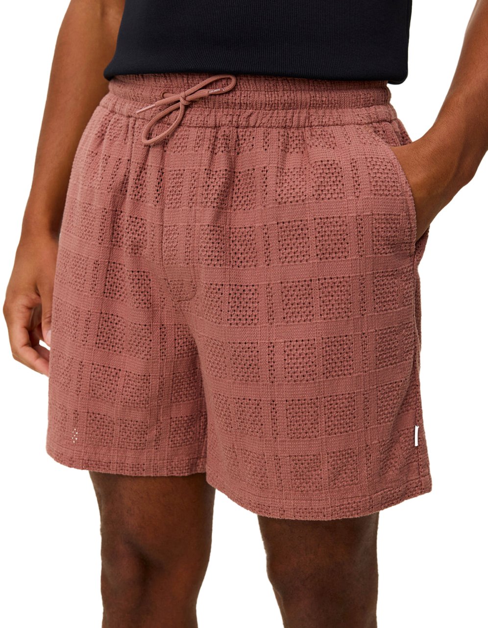 Les Deux Shorts Charlie Cognac Red Divers