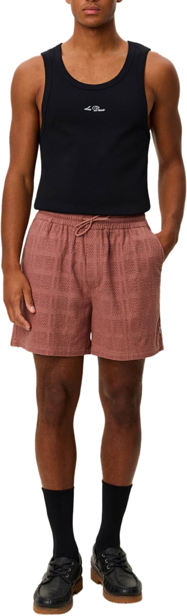 Les Deux Shorts Charlie Cognac Red Divers
