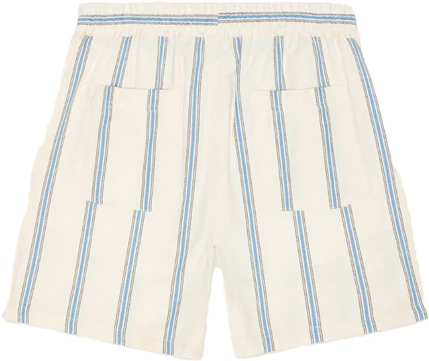 Les Deux shorts les deux lawson coton eggnog white Beige