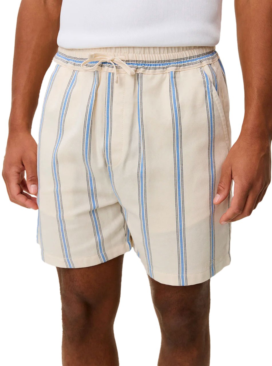 Les Deux shorts les deux lawson coton eggnog white Beige
