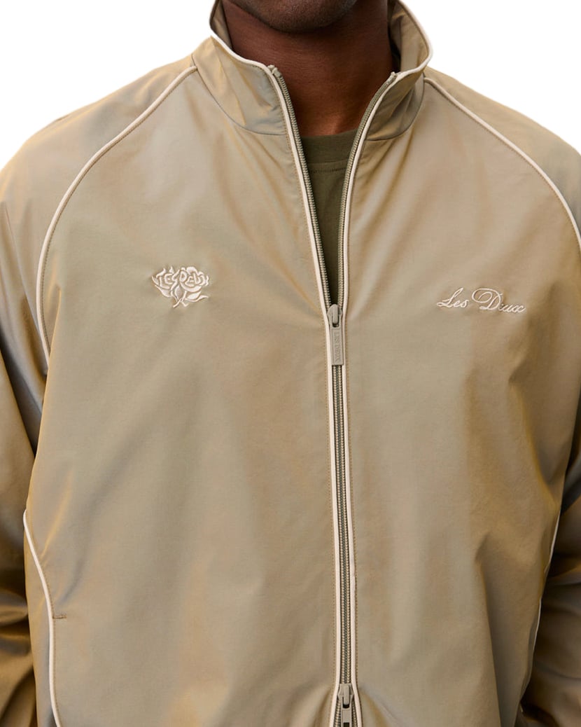 Les Deux Track Jacket Laurel Shiny Sand Divers