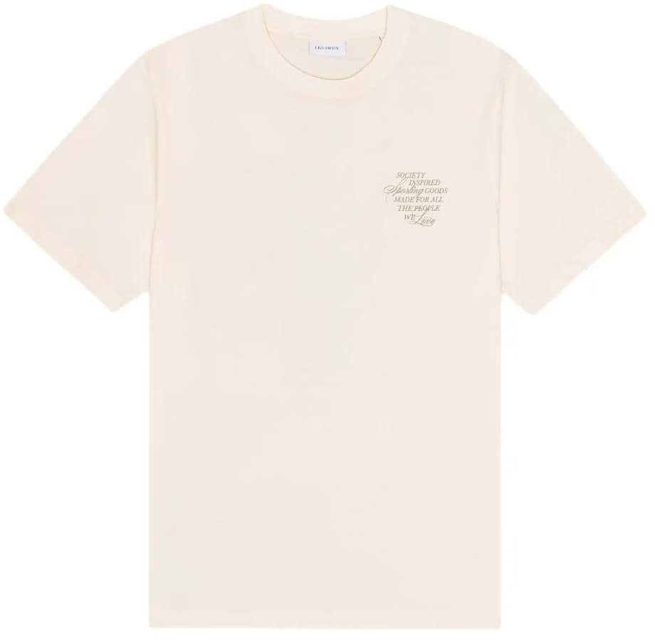 Les Deux t shirt les deux ben faience ecru Beige