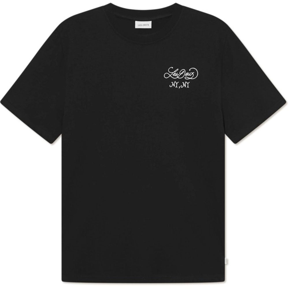 Les Deux t shirts les deux 7 Zwart