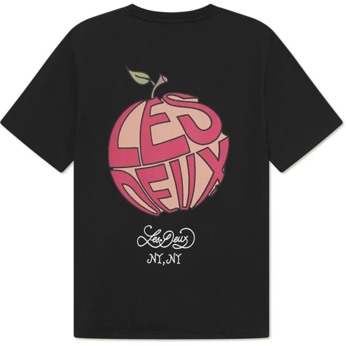 Les Deux t shirts les deux 7 Zwart
