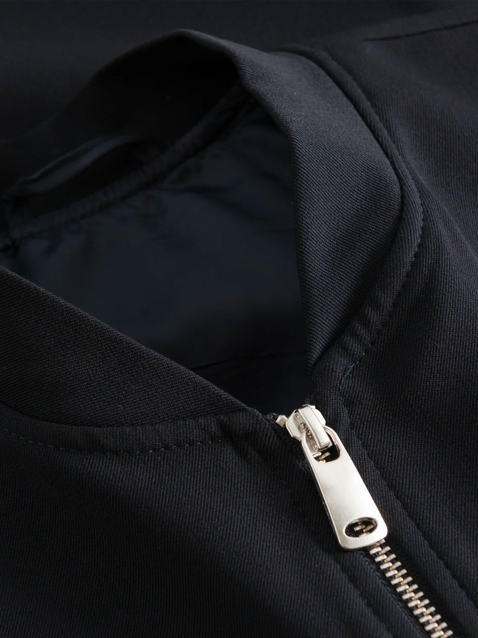 Les Deux veste bomber navy bleu marine como les deux zippe Blauw