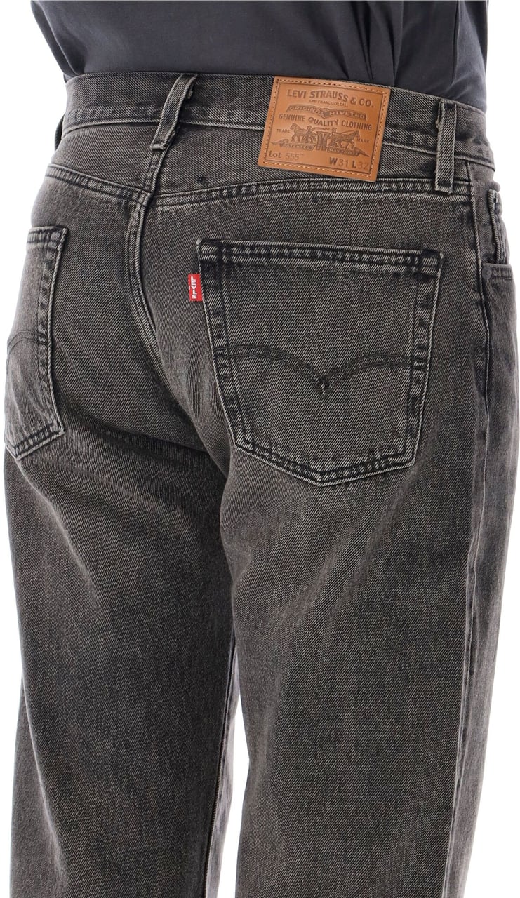 Levi's 555 Relaxed Straight Dk Black Donkergrijs