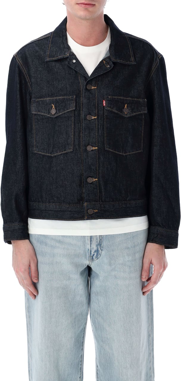 Levi's Emarcader Station Jkt Blue Blauw