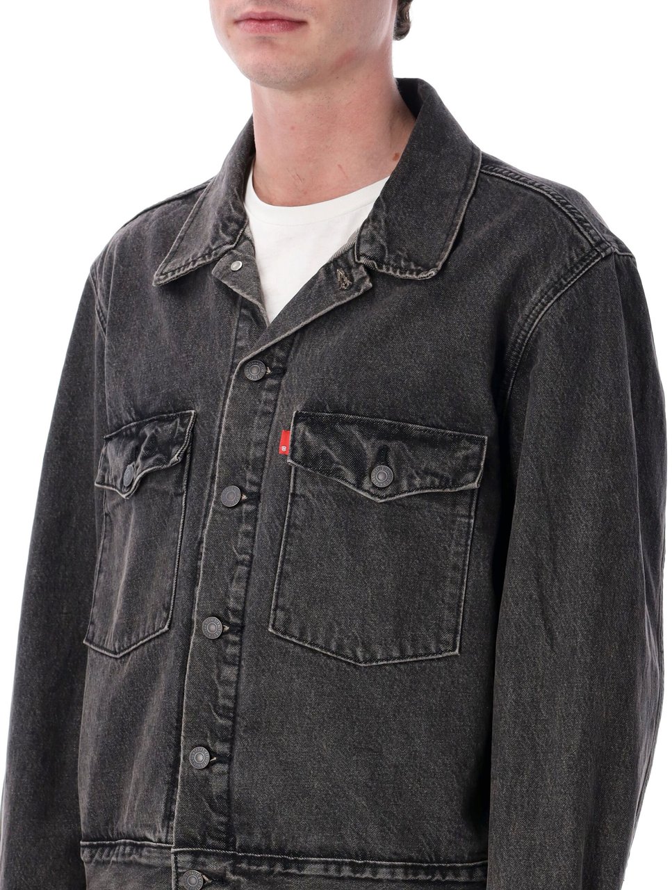 Levi's Emarcader Station Jkt Black Wash Zwart
