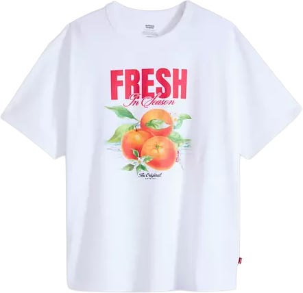 Levi's LEVI STRAUSS - Tabor Tee Vitamin Sea Bright - 001MX - 0026 Wit