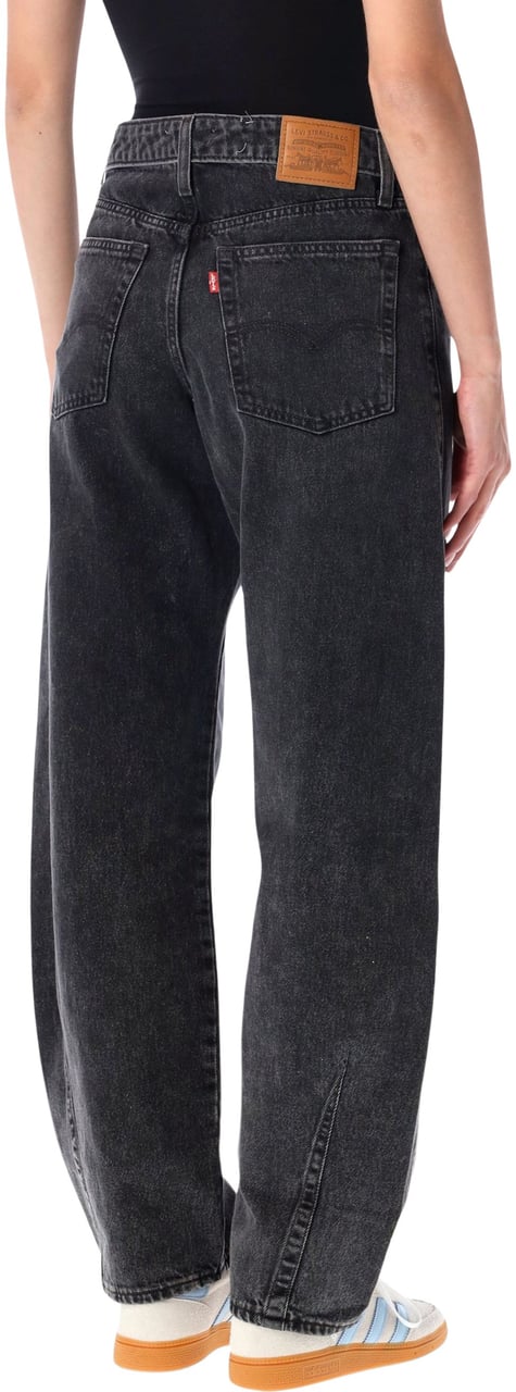Levi's Baggy Dad Barrell Nero Zwart