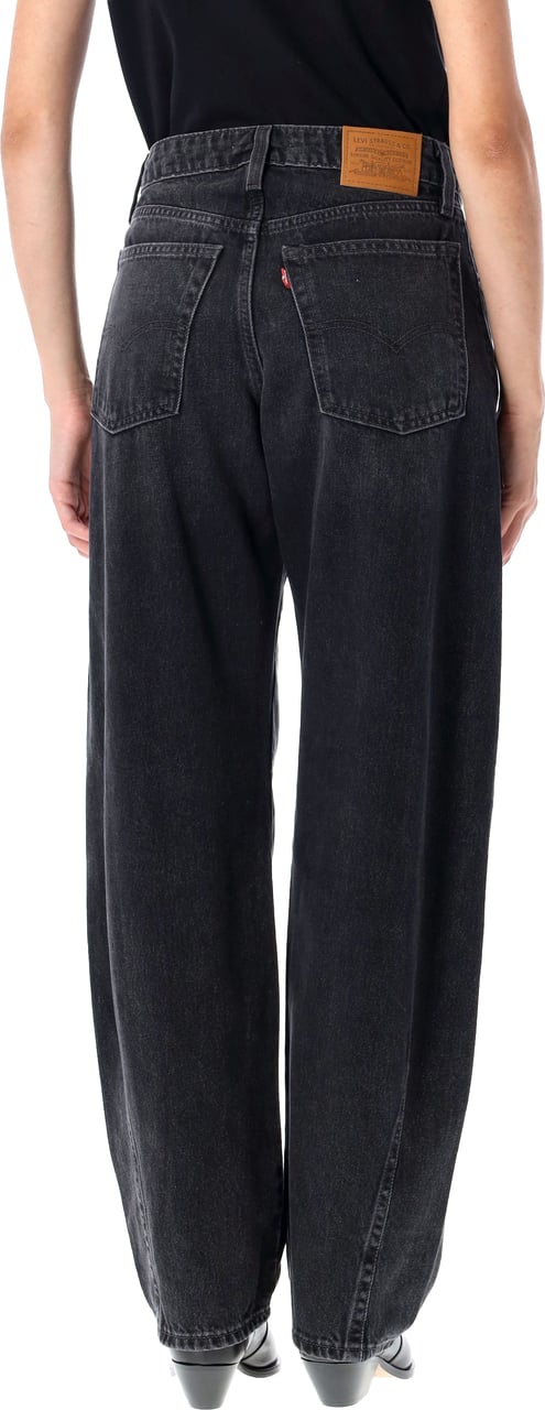 Levi's Baggy Dad Barrel Nero Zwart