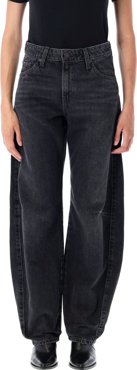 Levi's Baggy Dad Barrel Nero Zwart