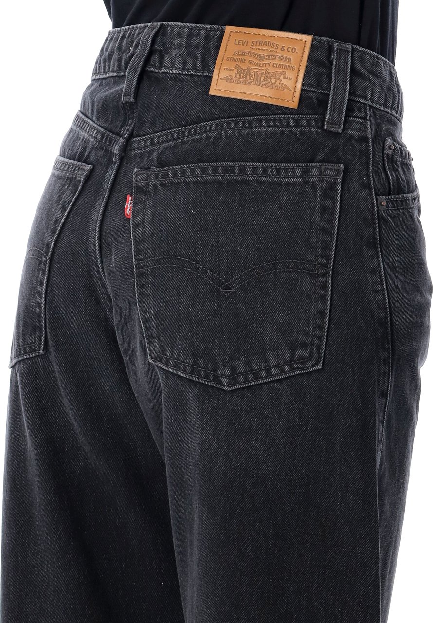Levi's Baggy Dad Barrel Nero Zwart