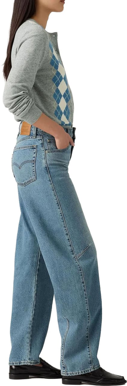 Levi's LEVI STRAUSS - Baggy Dad Barrel Easy Days - 0039A - 0002 Blauw