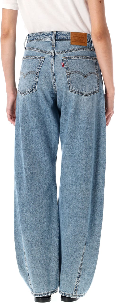 Levi's Baggy Dad Barrel Easy Days Barrel Loght Blue Blauw