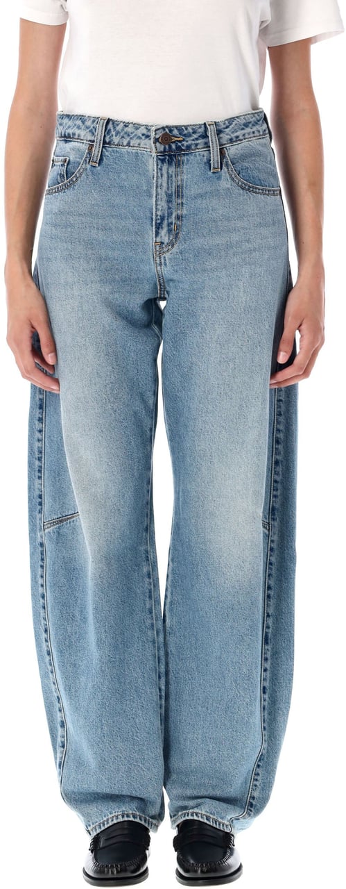 Levi's Baggy Dad Barrel Easy Days Barrel Loght Blue Blauw