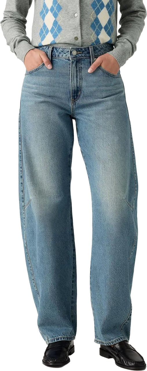 Levi's LEVI STRAUSS - Baggy Dad Barrel Easy Days - 0039A - 0002 Blauw