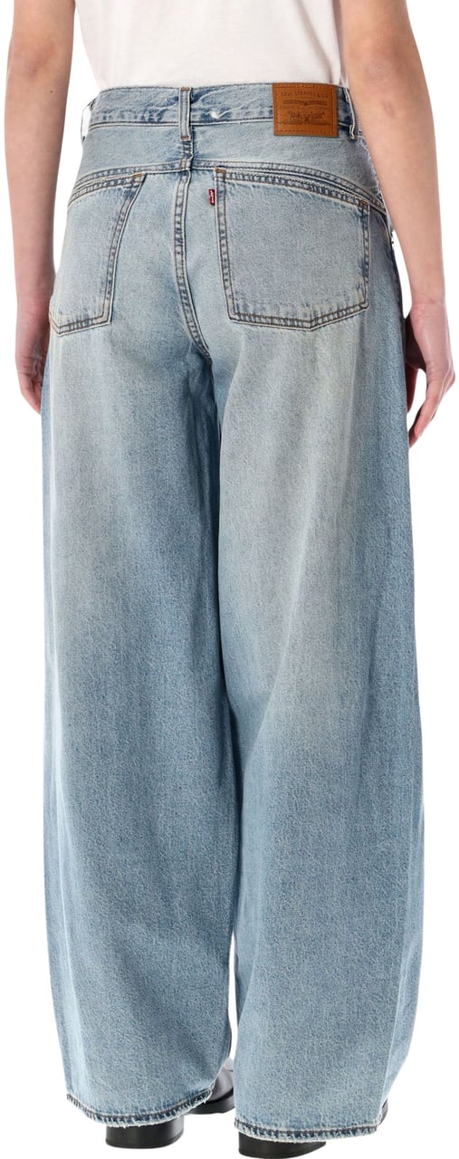 Levi's Super Baggy Barrel Off Roading Trucker Dirty Blue Blauw