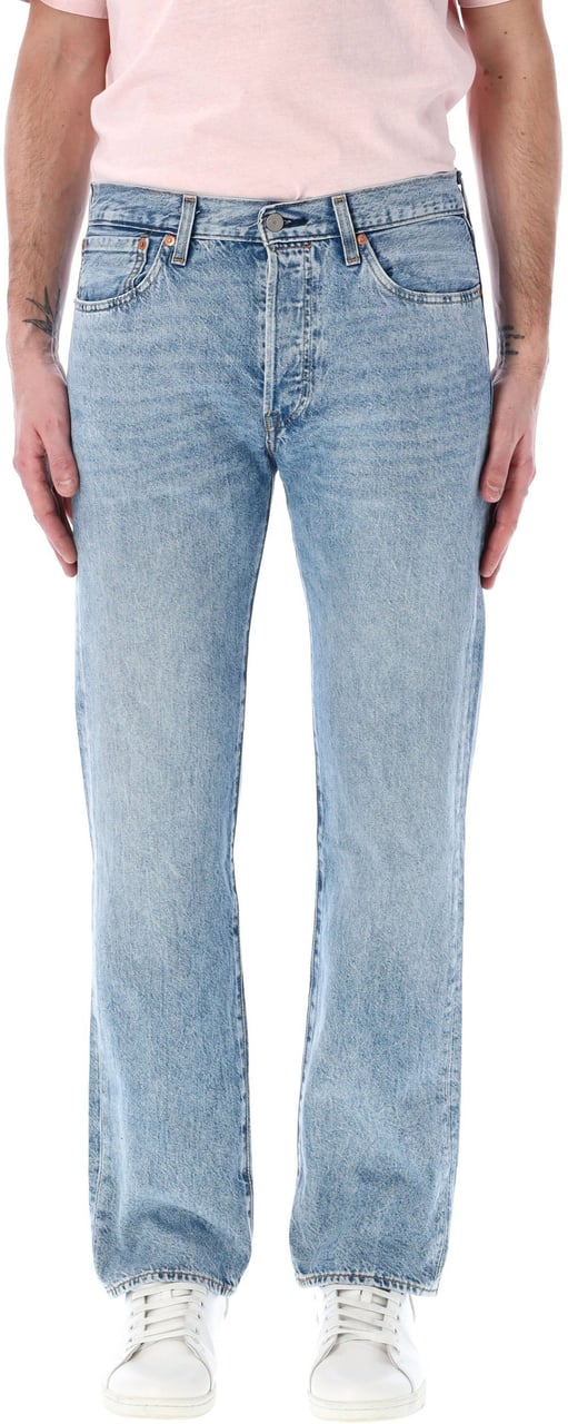 Levi's 501 Light Blue Washed Blauw