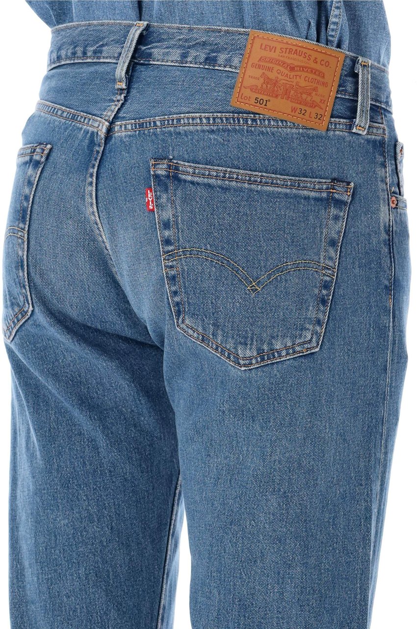 Levi's 501 Med Blue Blauw