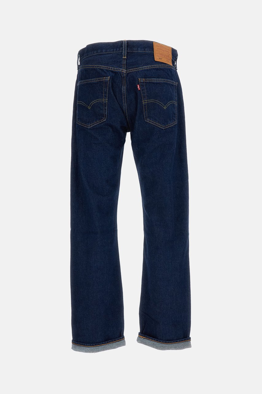 Levi's Iconic 501® Original Selvedge Jeans with Classic 5-Pocket Design Blauw