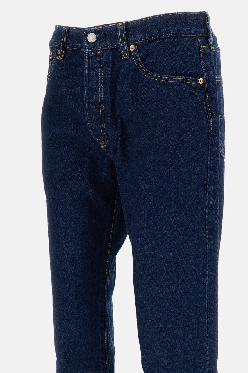 Levi's Iconic 501® Original Selvedge Jeans with Classic 5-Pocket Design Blauw
