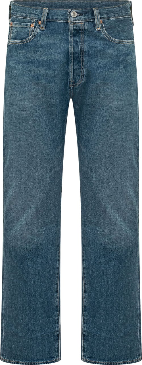 Levi's Jeans 501 a Gamba Dritta Blauw