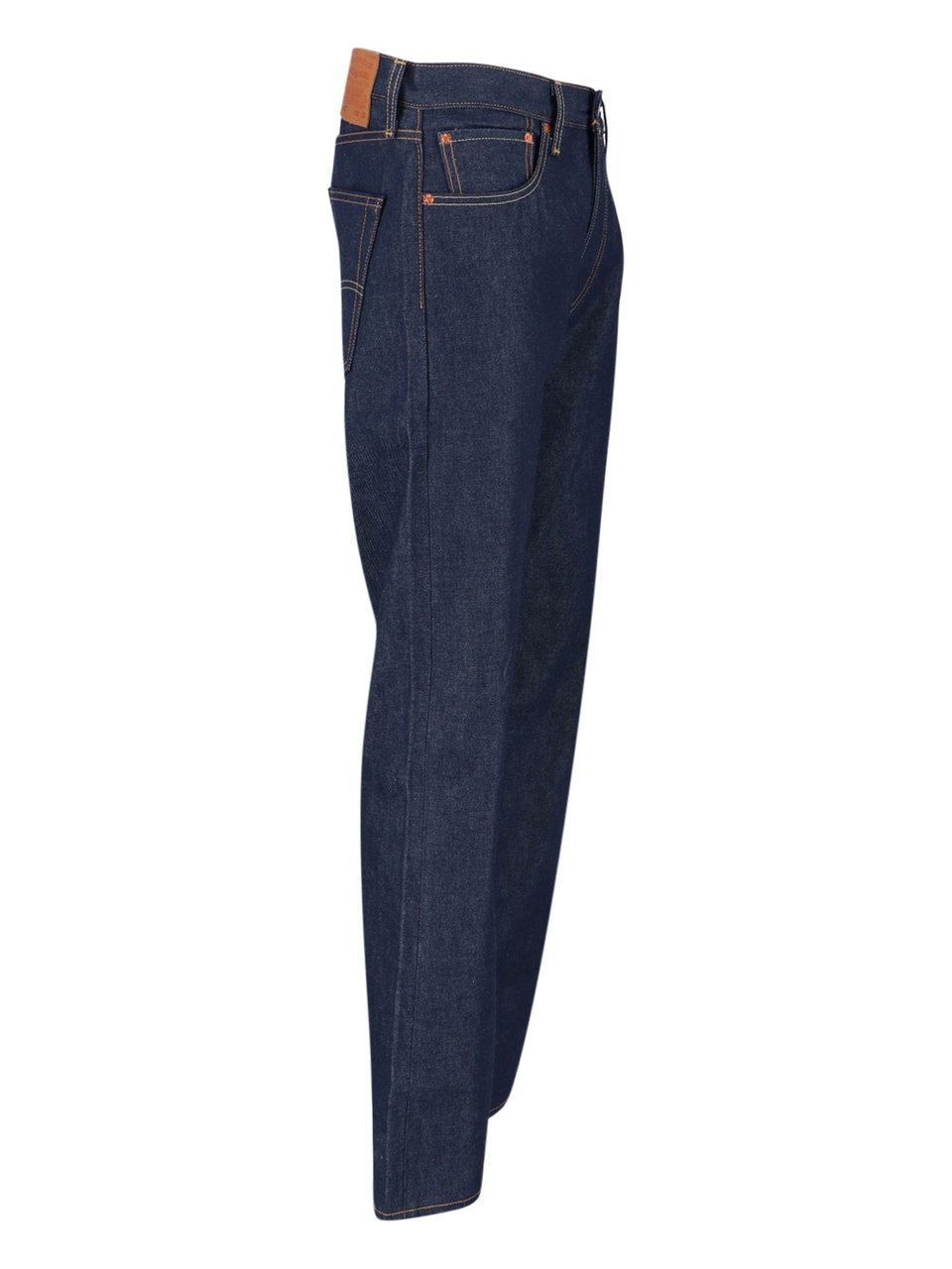 Levi's Navy 501 Denim Straight-Leg Jeans Blauw