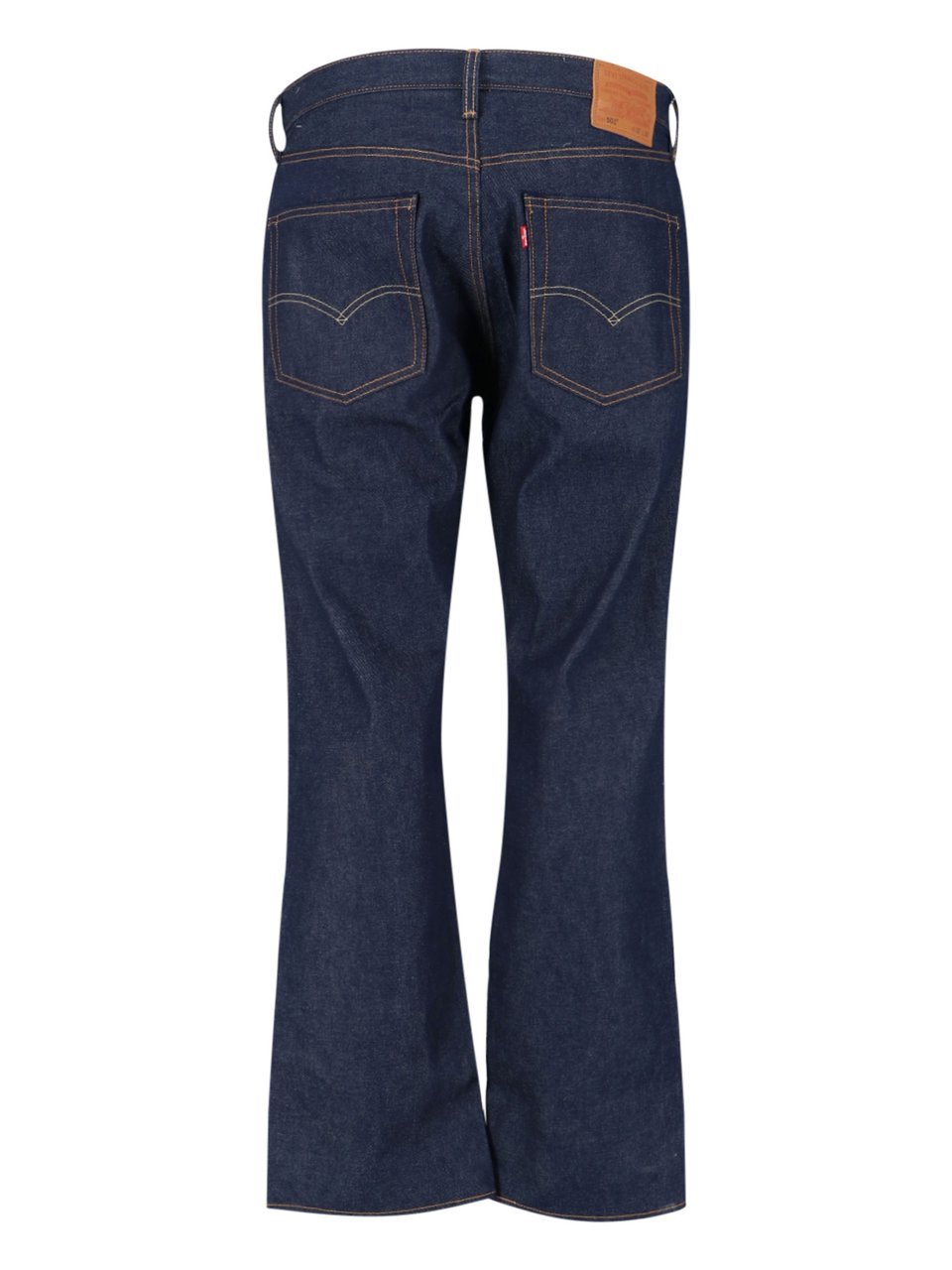 Levi's Navy 501 Denim Straight-Leg Jeans Blauw