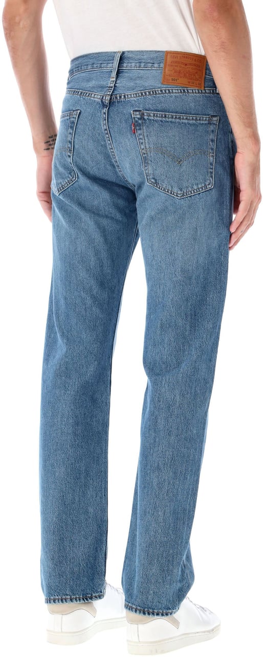 Levi's 501 Med Blue Blauw