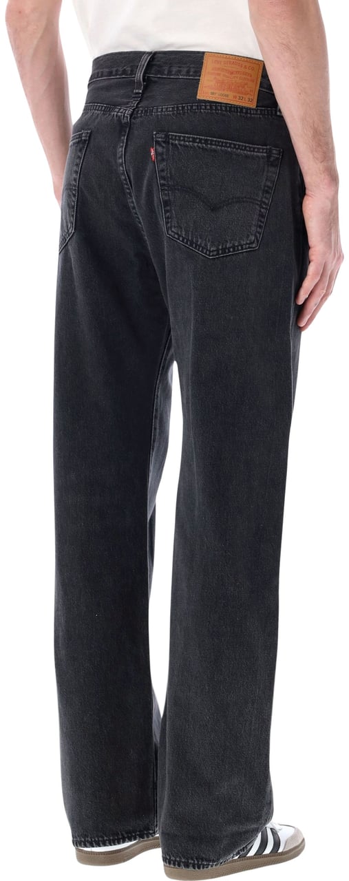 Levi's 501 Loose Black Wash Donkergrijs