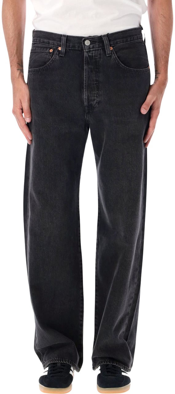 Levi's 501 Loose Black Wash Donkergrijs