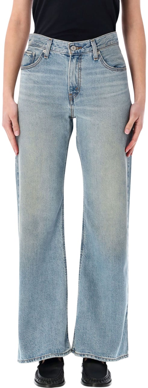 Levi's Loose Boot Off Roading Trucker Dirty Blue Blauw