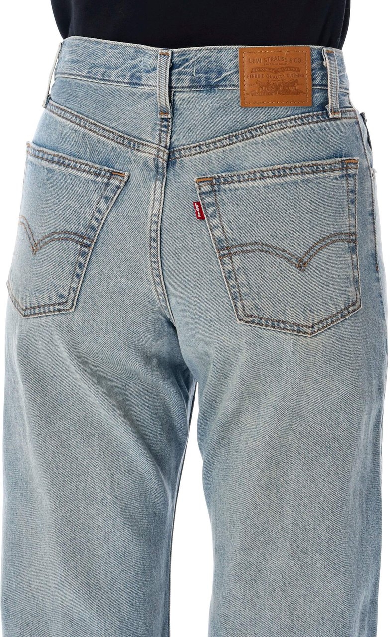 Levi's Loose Boot Off Roading Trucker Dirty Blue Blauw