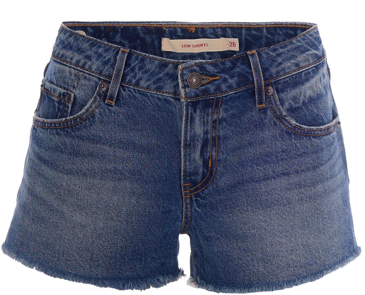 Levi's Shorts Dark Indigo Worn In Navy