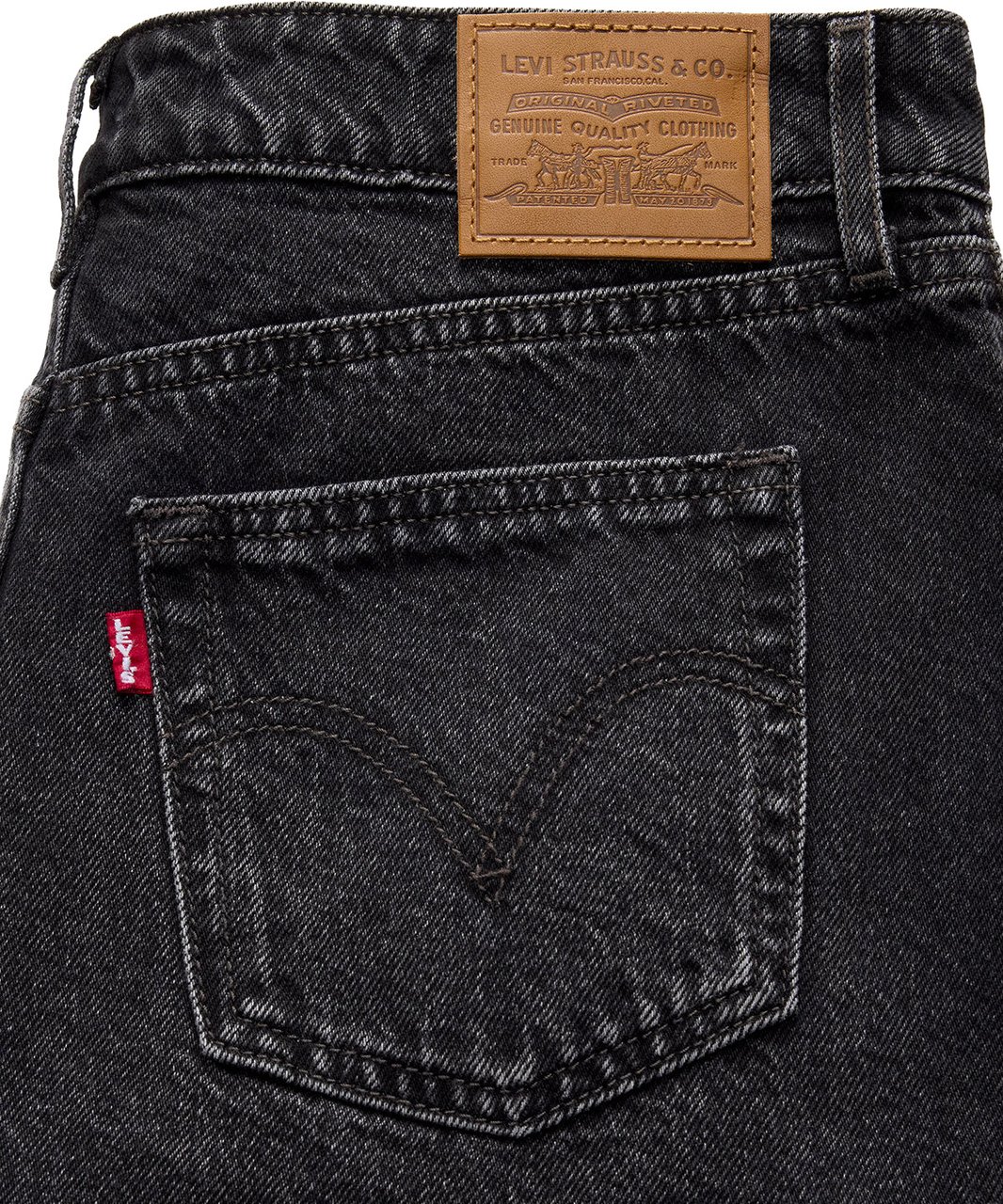 Levi's Shorts Low Nero Zwart