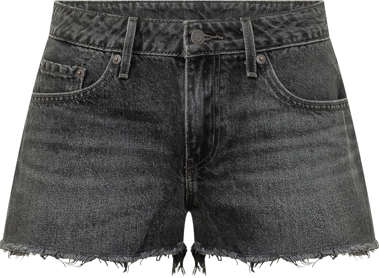 Levi's Short in Denim a Vita Bassa Donkergrijs