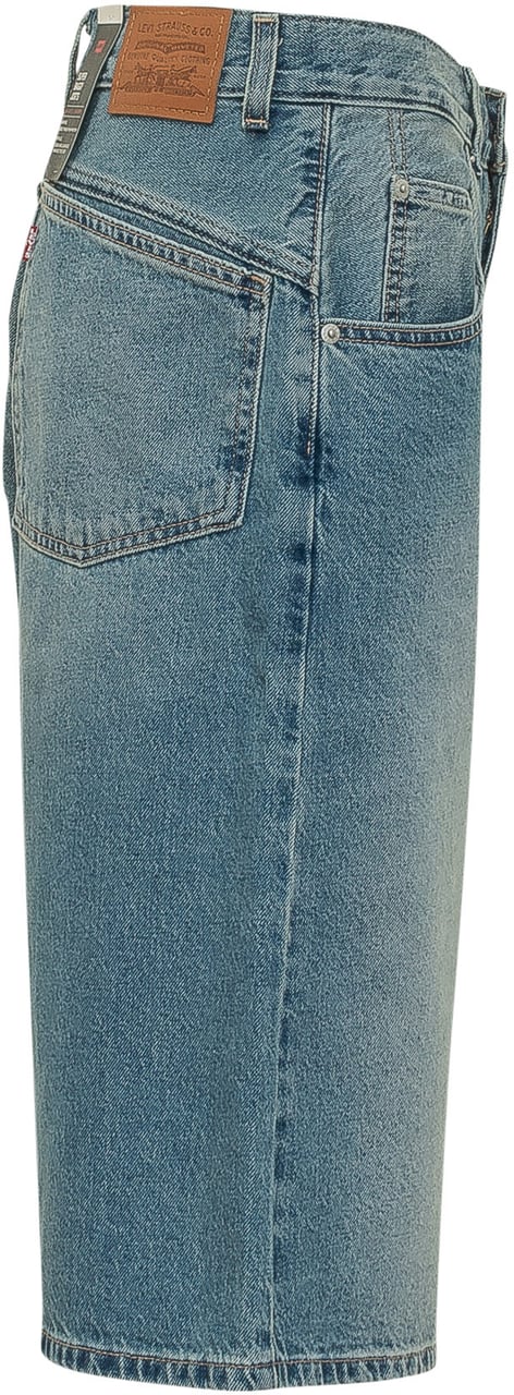 Levi's Jort Super Baggy in Denim Blauw