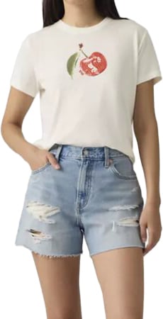 Levi's LEVI STRAUSS - Favorite Tee Disco - 005GV - 0050 Wit