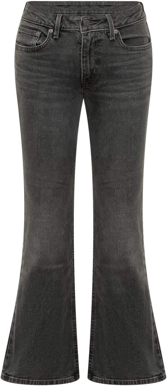 Levi's Jeans a Vita Bassa Slim Bootcut Donkergrijs
