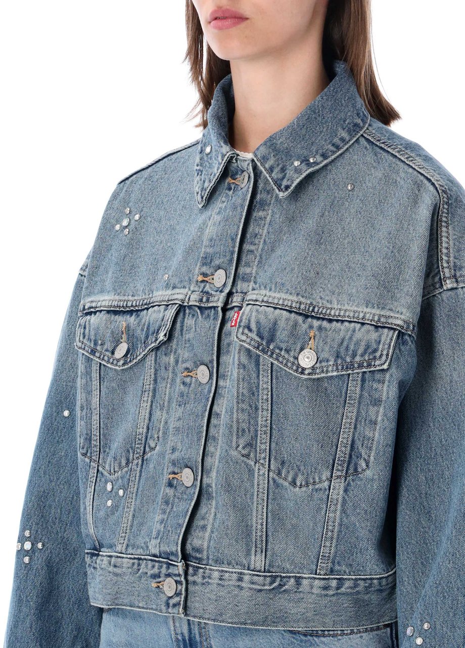 Levi's Jacket Strass Blu Blauw