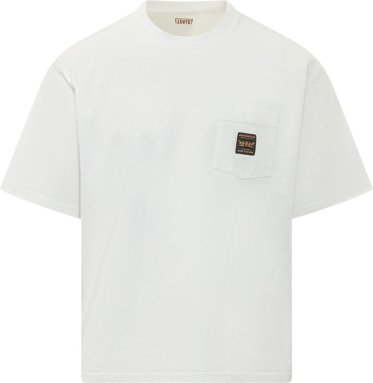 Levi's T-shirt Workwear con Taschino Wit