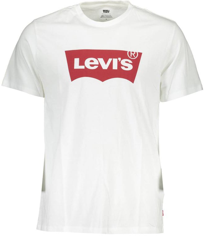 Levi's Levi's White Cotton Men's T-Shirt Wit