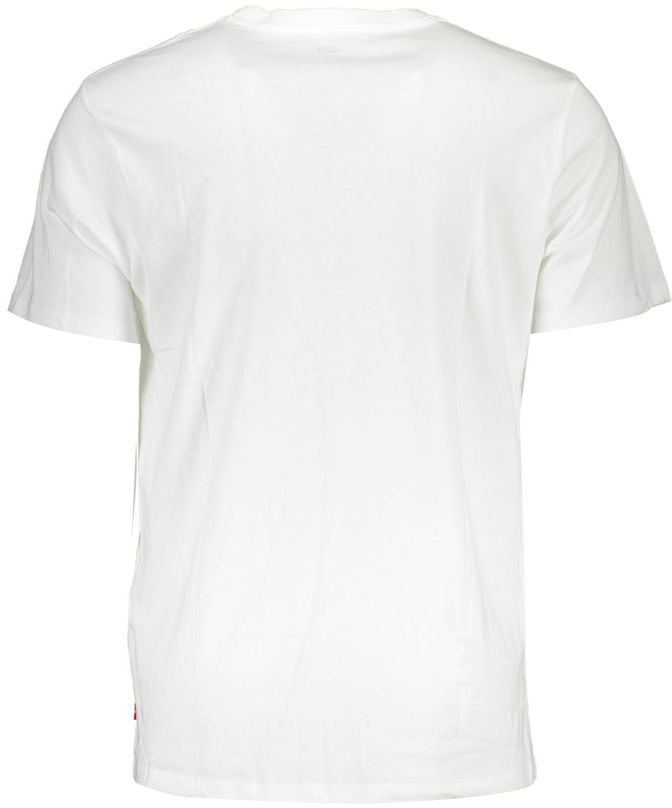 Levi's Levi's White Cotton Men's T-Shirt Wit