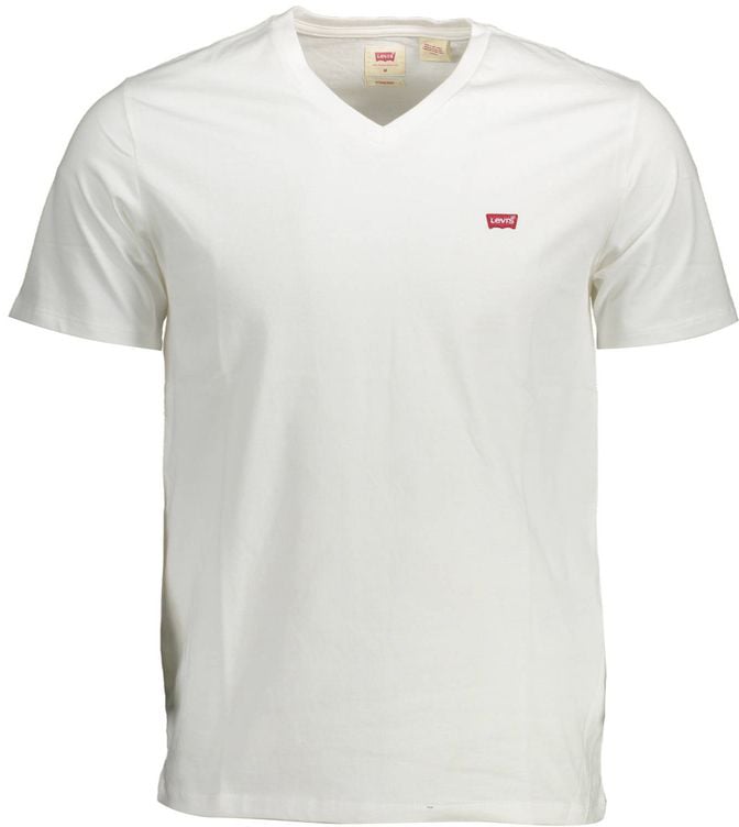 Levi's Levi's Bianco Cotton Men T-Shirt Wit