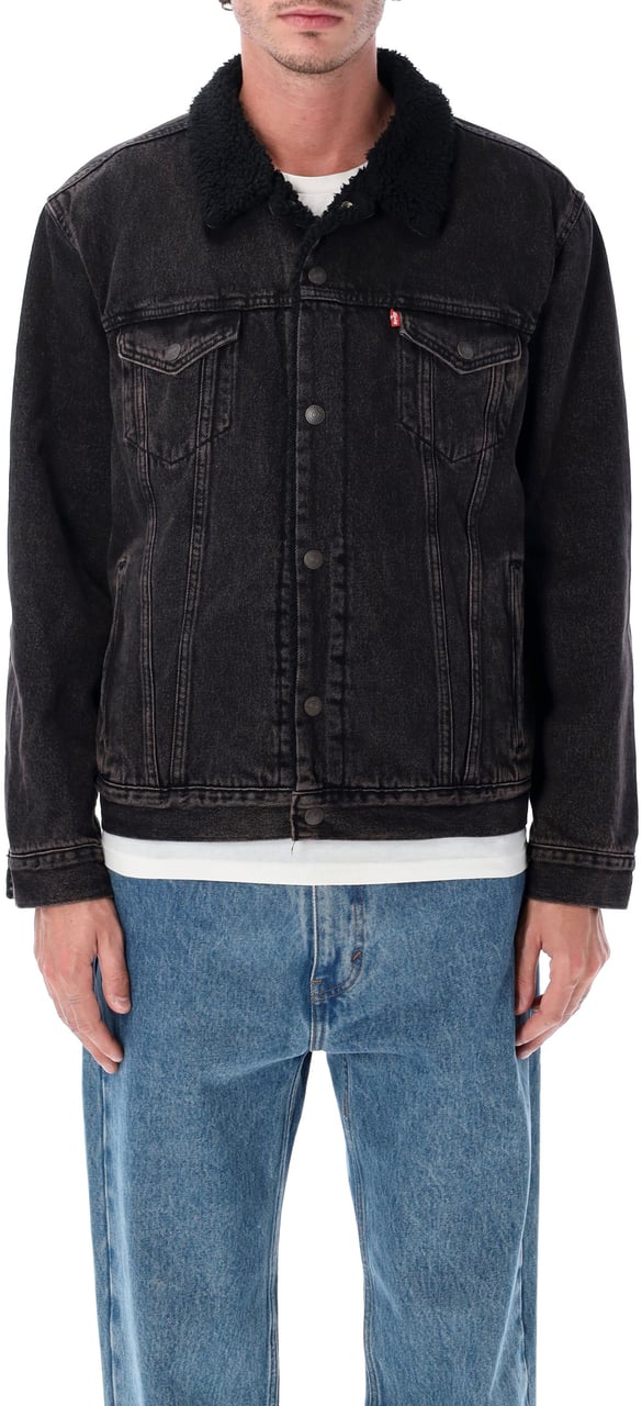 Levi's Type 3 Sherpa Jacket Black Wash Zwart