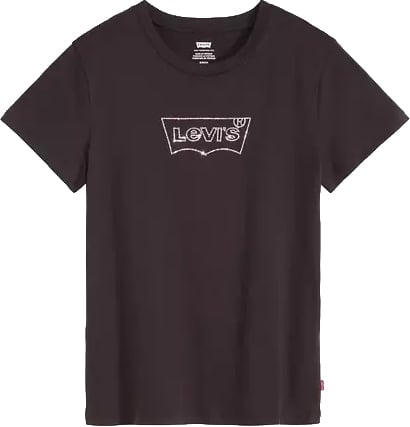 Levi's LEVI STRAUSS - The Perfect Tee Rhinestone Sporty - 17369 - 3355 Wit