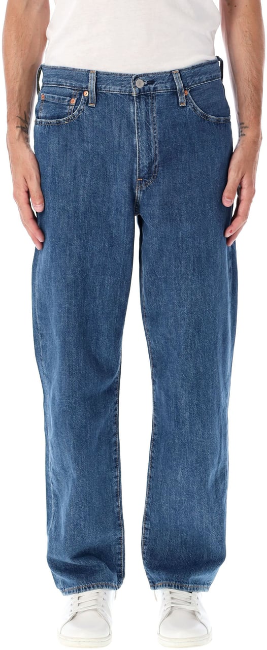 Levi's 568 Loose Straight Med Blue Blauw